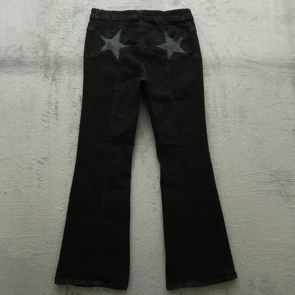 Thread Market  Jeans Junior's Size 13/31 Gray Mid-Rise Flare Denim 30" Inseam
